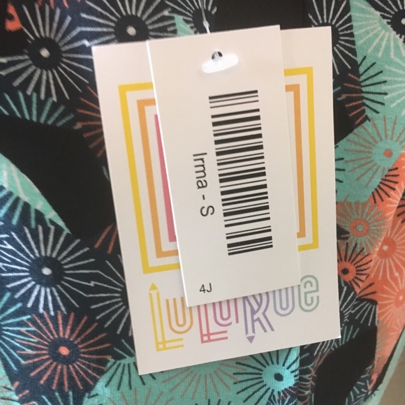 NWT LuLaRoe AMERICANA Irma Tunic Top - Picture 4 of 6